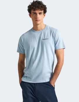 Camiseta Pepe Jeans Hombre Azul  Single Cliford