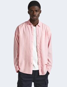 Camisa Pepe Jeans Hombre Paytton Rosa