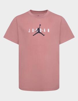 Camiseta Jordan Rosa Niño
