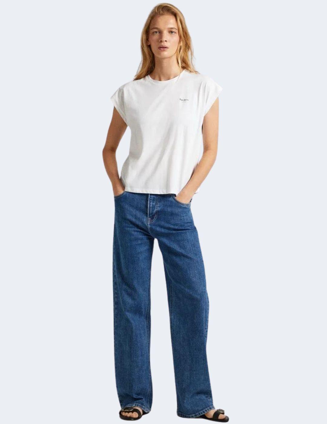 Camiseta Pepe Jeans Mujer Lory Blanco