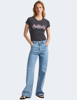 Camiseta Pepe Jeans Mujer Korina Gris