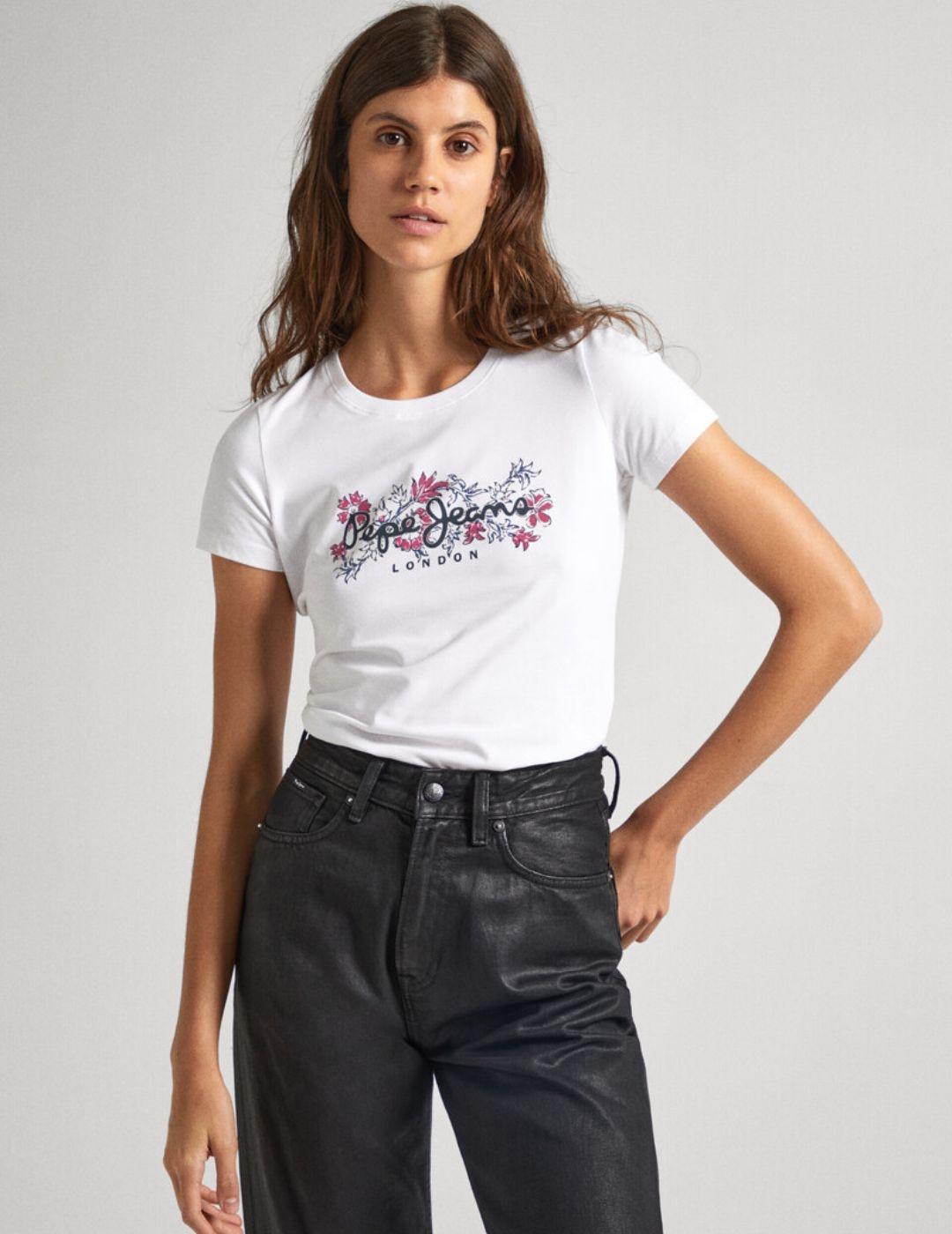 Camiseta Pepe Jeans Mujer Korina Blanca