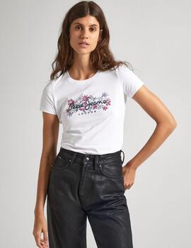 Camiseta Pepe Jeans Mujer Korina Blanca