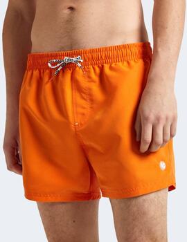 Bermuda Pepe Jeans Hombre Rubber Swinshort Naranja