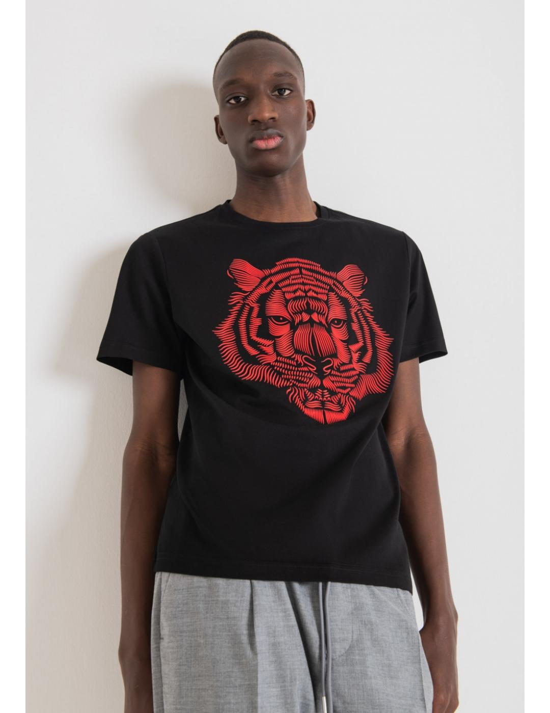 complicated Luxury drive Camiseta Antony Morato tigre negra para hombre