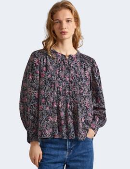 Blusa Pepe Jeans Mujer Gris Dottie
