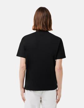 Camiseta Lacoste negra basica para hombre