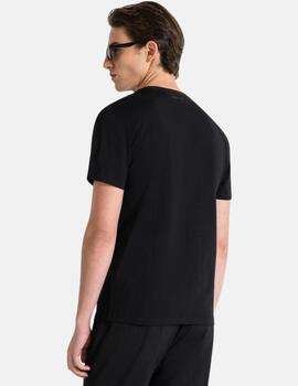 Camiseta Antony Morato negra calavera para hombre