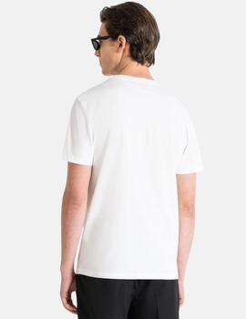 Camiseta Antony Morato blanca grafity para hombre