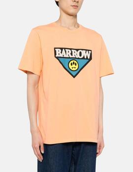 Camiseta naranja Barrow super estampado