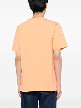 Camiseta naranja Barrow super estampado