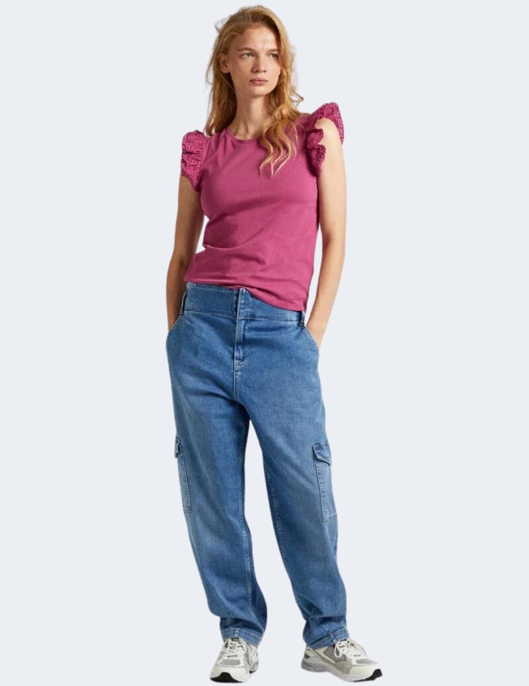 Camiseta Pepe Jeans Mujer Lindsay Rosa