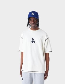 Camiseta New Era LA World Series beige