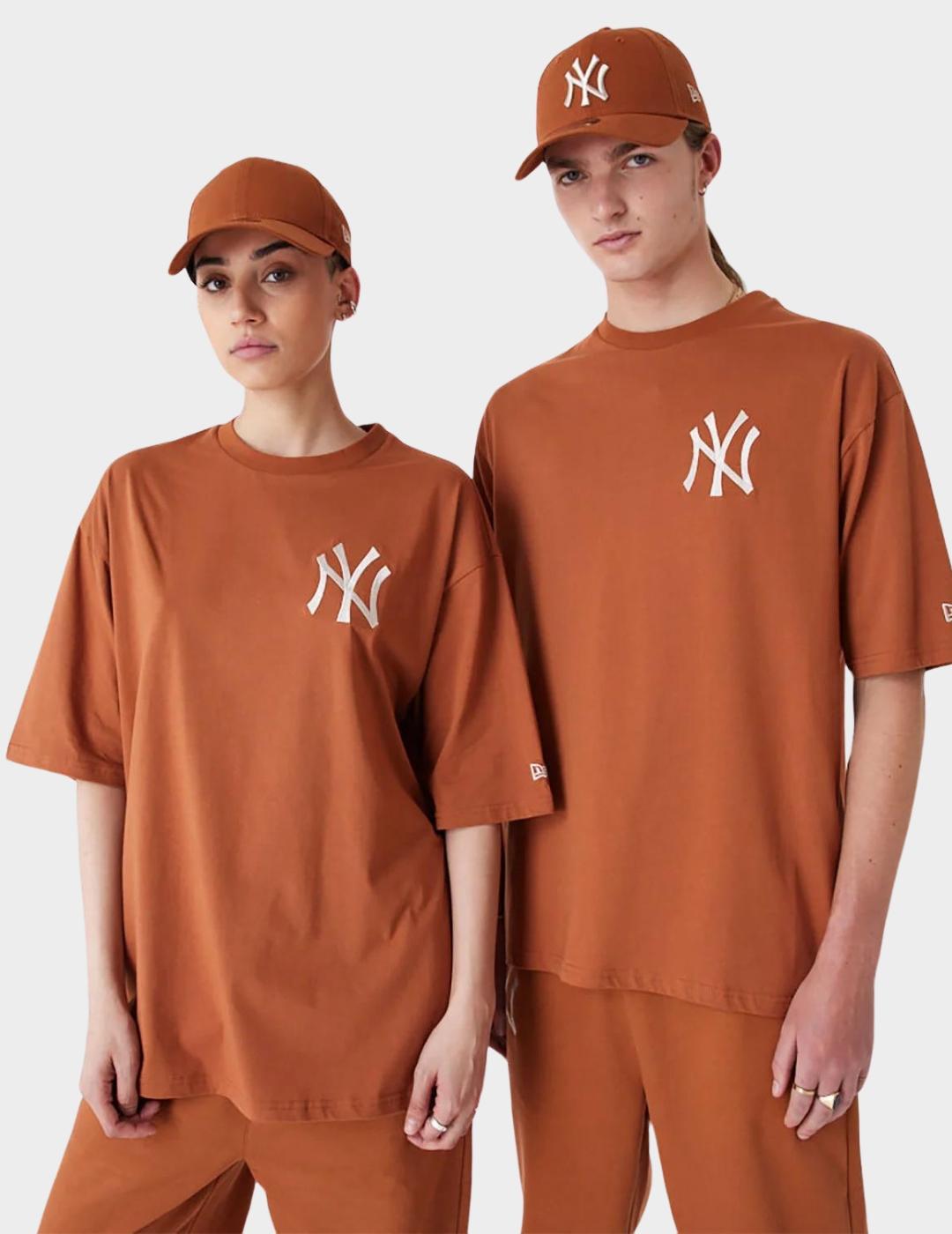 Camiseta New Era NY marrón hombre