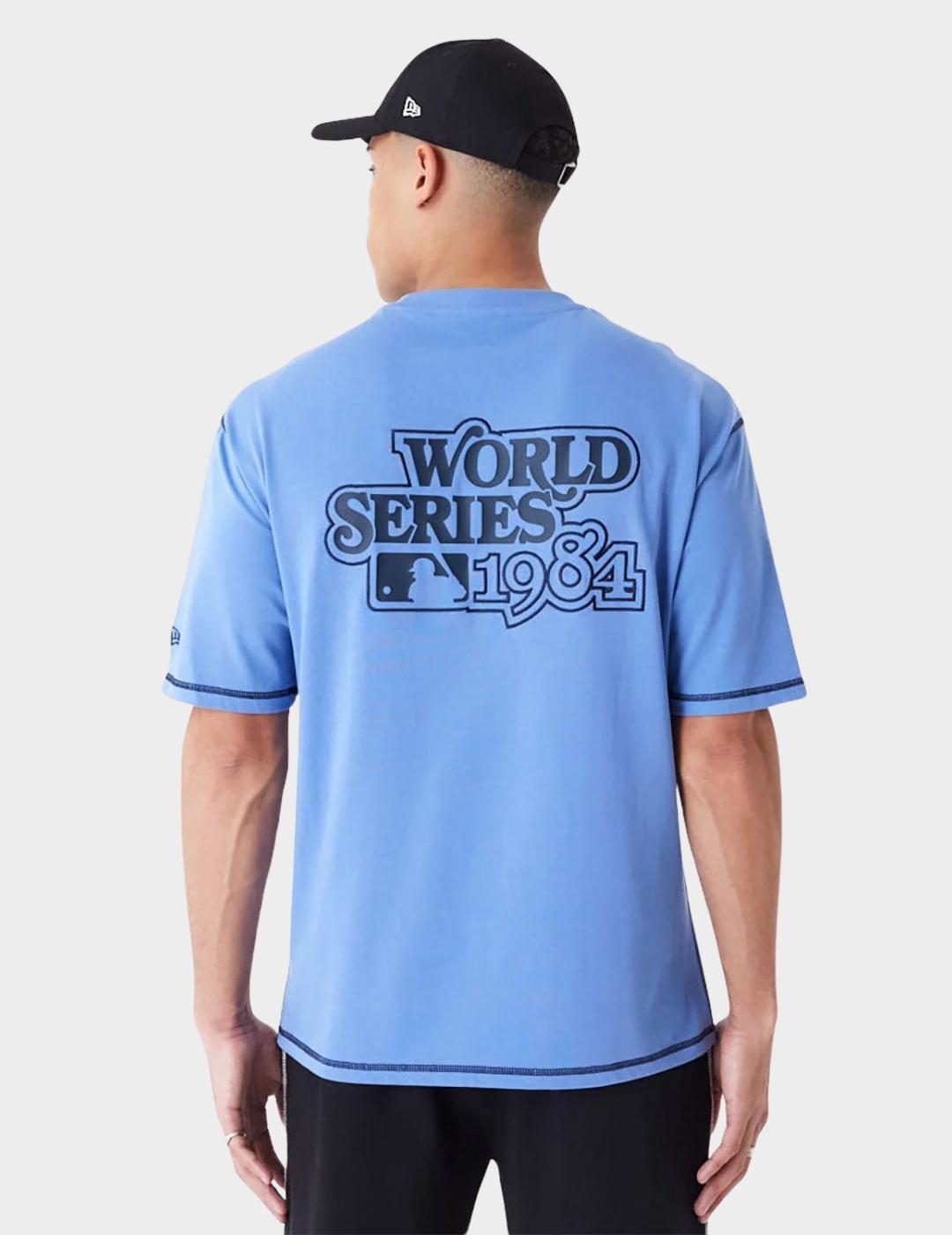 Camiseta New Era World Series azul hombre