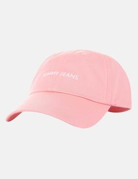 Gorra Tommy Jeans rosa para mujer