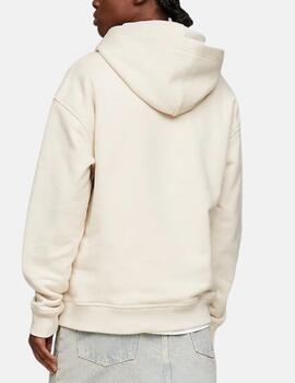 Sudadera Tommy Jeans RLX beige para mujer