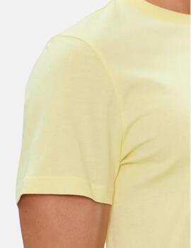 Camiseta Tommy Jeans Slim MiniLogo Amarilla Hombre