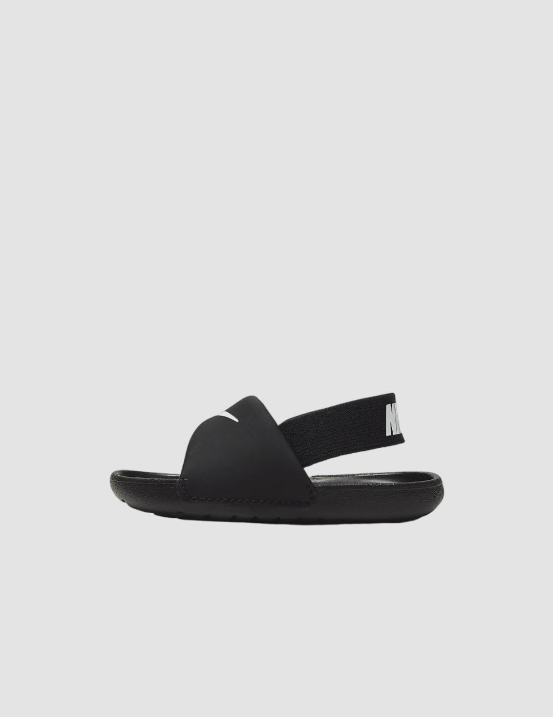 Chanclas Nike Kawa negra de bebe