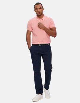 Polo Tommy Jeans rosa para hombre