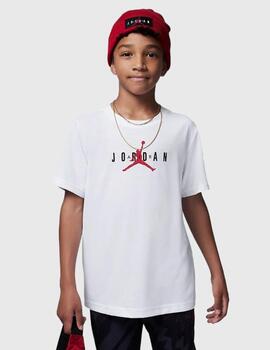 Camiseta Jordan Jumpman Blanca para Niños