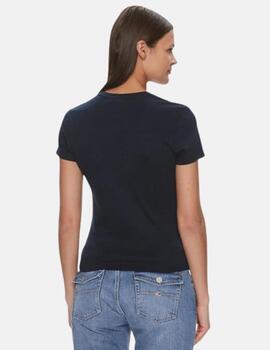 Camiseta Tommy Jeans marino basic para mujer