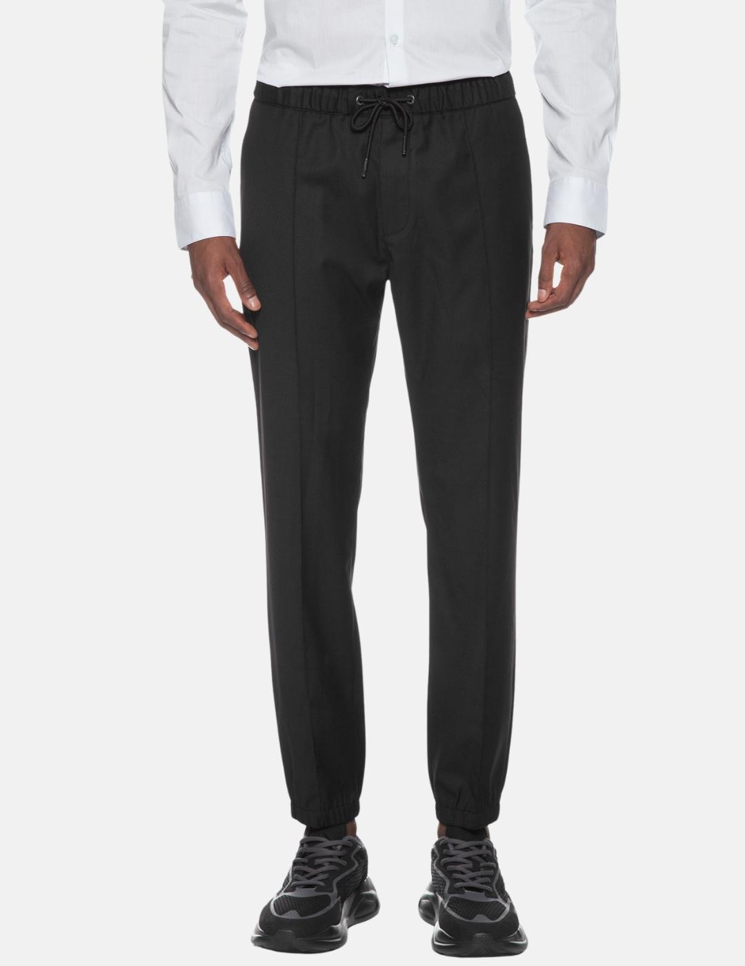 Pantalon Armani Exchange negro logo trasero hombre