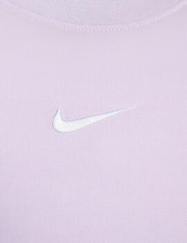 Top Nike lila pastel para mujer
