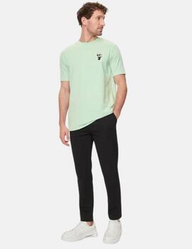 Camiseta Karl Lagerfeld básica verde hombre