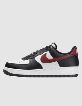 Zapatillas Nike Air Force 1`07 Negro/Granate Chico