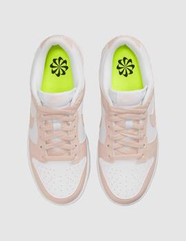 Zapatillas Nike Dunk Low Coral/Blanco Mujer