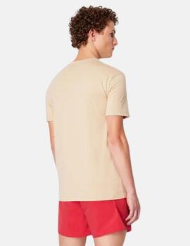 Camiseta Armani exchance camel logo lateral hombre