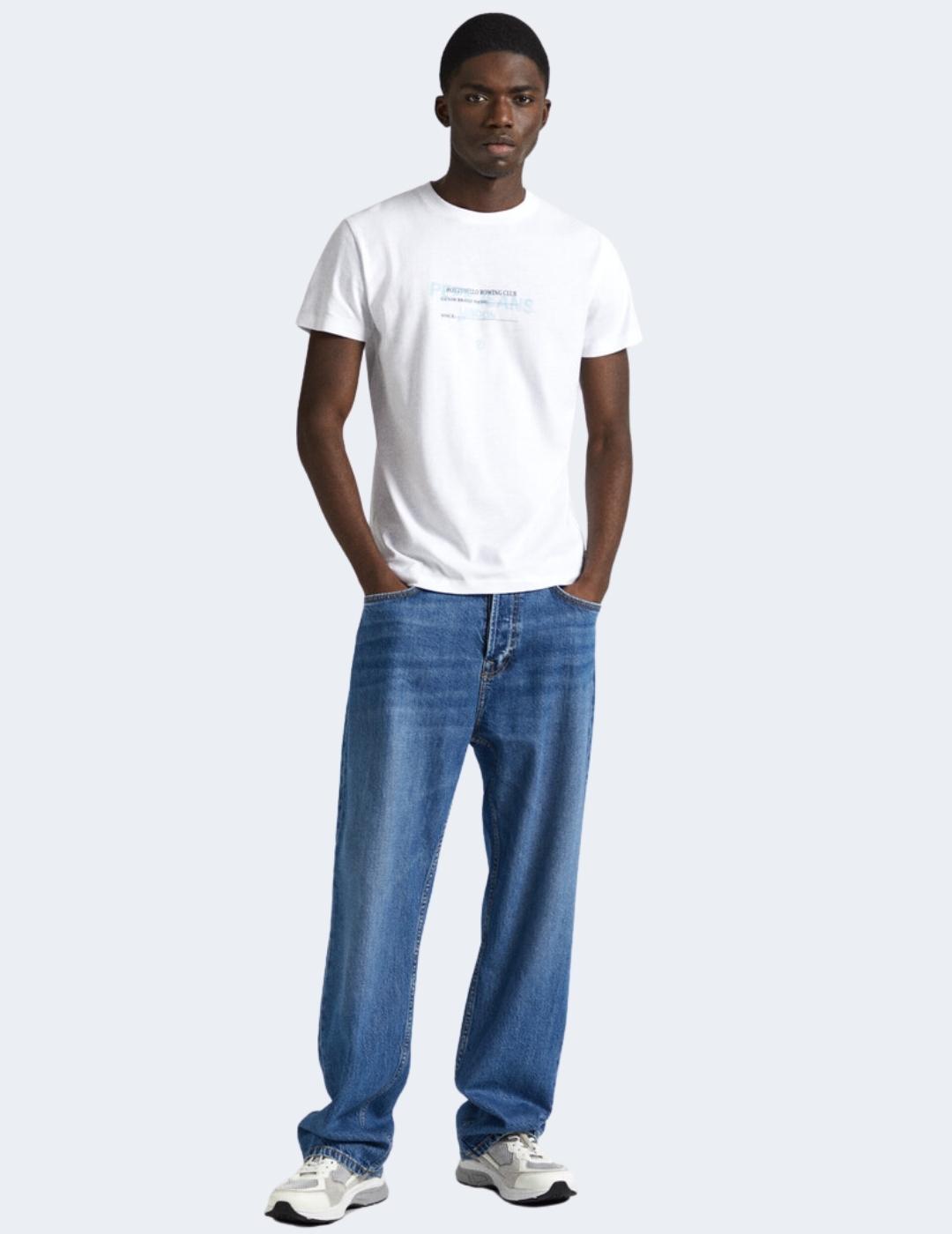 Camiseta Pepe Jeans Hombre Blanca Cinthom