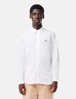 Camisa Lacoste básica blanca para hombre