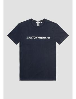 Camiseta Antony Morato marino con logo para hombre