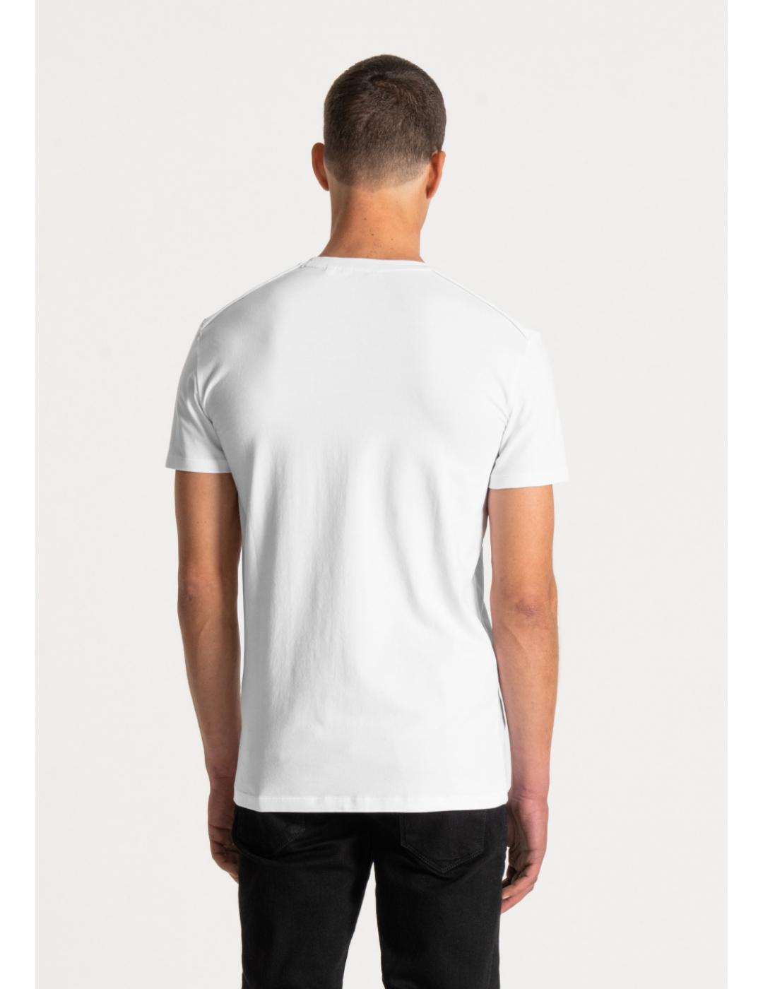 Camiseta Antony Morato basica blanca para hombre