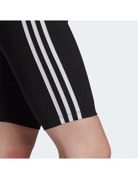 Short ciclista Adidas 3 stripes negro para mujer