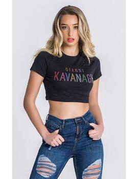 Camiseta Gianni Kavanagh top brillantes para mujer