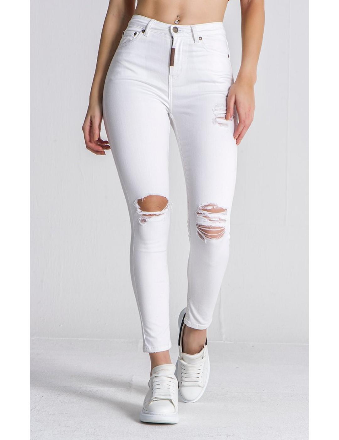 Jeans Gianni Kavanagh blanco para