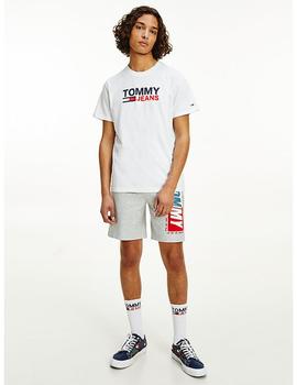 Camiseta Tommy Jeans corp blanca para hombre