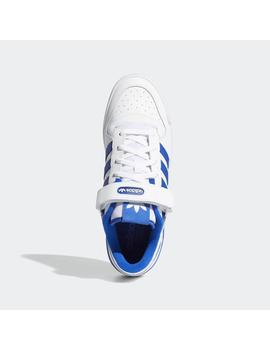 Zapatilla Adidas Forum low Blanca/Azul Hombre