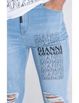 Jeans Gianni Kavanagh logo claro para hombre