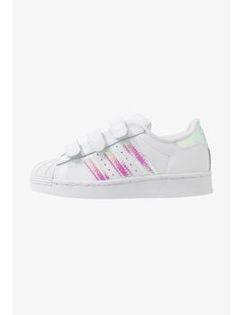 Zapatilla Adidas Superstar clasica Niña blanca