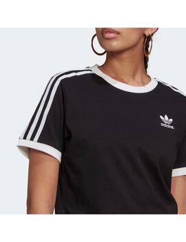 Camiseta Adidas Originals rayas negra