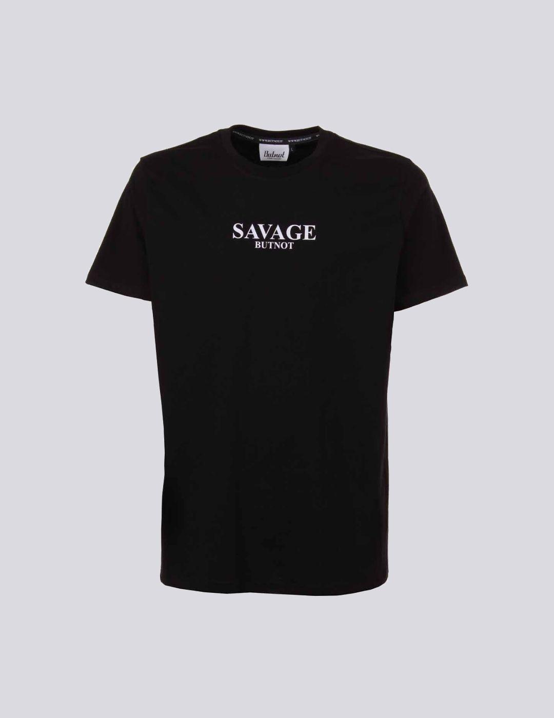 Camiseta Butnot Savage negra para