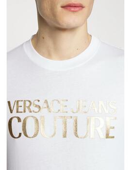 Camiseta Versace Jeans logo dorado para hombre