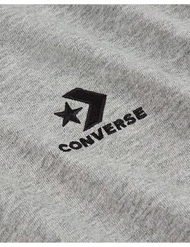 Camiseta Converse Embroidered Star Chevron Crew Neck Gris