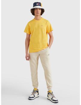 Camiseta Tommy Jeans amarilla para hombre