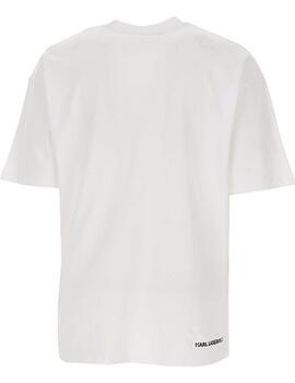 Camiseta blanca maxi logo