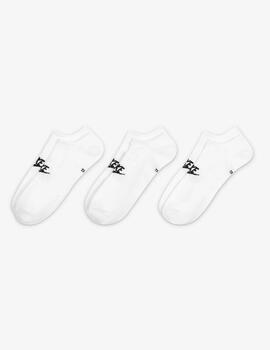 Calcetines Nike Sportswear Unisex Blanco/Negro
